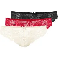 LASCANA String crème / rouge / noir