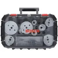 Bosch 2608594194 - Set 11-pièces Scies-Trépans Power-Change Wood And Metal 25 / 32 / 40 / 54 / 60 / 68 / 76 / 86 Mm