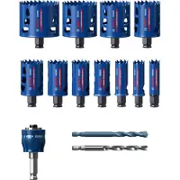 Bosch Expert Tough Material Metal Hole Saw 14 Units Argenté