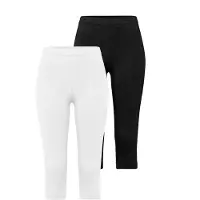Vivance Pantalon de pyjama noir / blanc