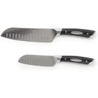 Scanpan Ensemble de couteaux 2 pièces - Couteau Santoku 12,5 cm & Couteau Santoku 18 cm