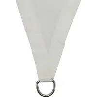 Living Outdoor Tissu d'ombrage Como Polyester Carré 5x5 m Blanc