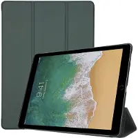 IMoshion Coque tablette Trifold pour Apple iPad Pro 12.9 (2017) / Pro 12.9 (2015) - Vert foncé