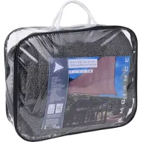 Koopman Toile d'ombrage triangulaire Gris foncé 3x3x3 m