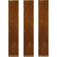 Bellissa Bordure de pelouse corten acier 118x20cm