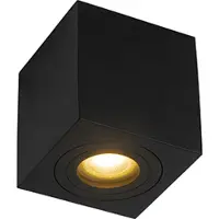 QAZQA Spot de salle de bain carré moderne noir - Capa