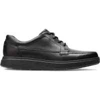 Clarks Chaussures à Lacets Clarks Men Un Abode Ease Black Leather-Taille 44