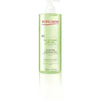 Topicrem Gel Nettoyant - - AC - 400ml - Peaux mixtes - Purifiant - Doux