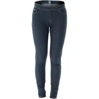 Snap Climbing Skinny Jean Pants Bleu L Femme
