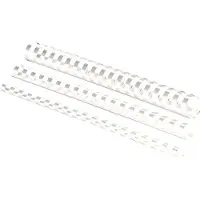 Fellowes Baguettes à relier, 19 mm, blanc, 100 p.