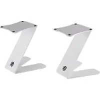 K&M 26773 Table Monitor Z-Stands White
