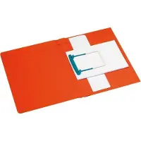 Djois Dossier à pince Djois Secolor A4 3106315 carton 250 mm x 350 mm rouge (A4)