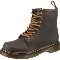 Dr. Martens Bottes - 1460 J Cheval sauvage Lampes - Dark Brown - - 33 - Bottes