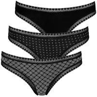 LASCANA String gris / noir