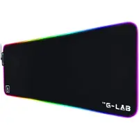 The G-Lab Tapis de souris Gaming RVB XXL Pad Rubidium Noir