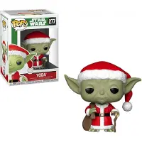 Funko POP! Pop! Santa Yoda - Figurki Winylowa Star Wars Holiday Limitowana Edycja