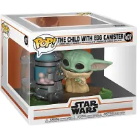 Funko POP! Figurine POP Star Wars Le Mandalorien Enfant avec Bidon