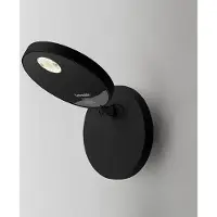 Artemide Demetra Spotlight Applique Without Switch | Opaque Black | 2700 K