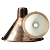 DCW éditions Gras n°304 applique murale Raw copper | White | Cable witch switch | Conical