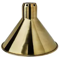 DCW éditions Gras n°317 Lampe de Table Brass | Conical
