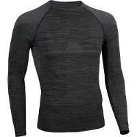 Avento Maillot de Corps Avento Men Thermoshirt Superior Noir/Bleu Foncé-L