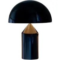 OLUCE Atollo Lampe de Table Black Metal | Large