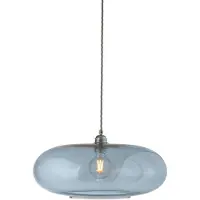 Ebb & Flow Horizon Suspension Topaz blue | Shiny Silver | Ø: 45 cm E27