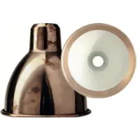 DCW éditions Gras n°201 Lampe à Pince Raw copper|White | Round