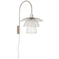 Forestier Papillon applique murale XS Without Shelf | Metallic taupe