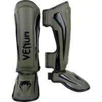 Venum Protege Tibias Pieds Elite Kaki - L