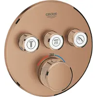 GROHE Thermostat GROHTHERM SMARTCONTROL rd 3 ASV wa sun gebü
