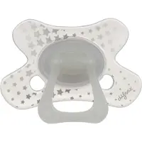 Difrax Sucette Glow in the Dark Natural +18 Mois (Couleur non sélectionnable) 1 pc(s) Sucette(S)
