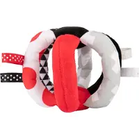 Canpol Babies Sensory balle contrastante avec hochet 0m+ 1 pcs