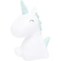Dhink Veilleuse Licorne Led - Crinière Bleue