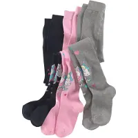 H.I.S. Collant bleu marine / gris / rose