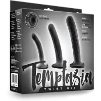 Blush Temptasia Twist Kit Set of Three set de plugs anaux black