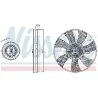 Nissens Visco-coupleur de ventilateur 86220