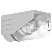 Roger Pradier RP195 lampe d'extérieur Clear Glass | Silk Grey