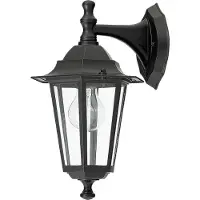 Rabalux Velence Applique extérieure 1x E27 noire suspendue