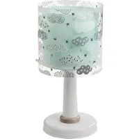 DALBER Lampe de table pour chambre d'enfant Clouds turquoise