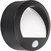 Rabalux Noir Luminaire d'escalier à LED avec détecteur de mouvement Amarillo 1,5W IP44 7969