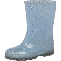 Beck Bottes en caoutchouc bleu clair / argent