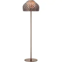 Flos Lampadaire , Tatou F, dimmable, Brun / rouille, Salon / séjour, Métal, Design