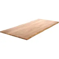 DELIFE Plateau-de-table-à-manger Edge 200x100cm acacia nature Live-Edge