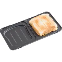 Bestron Croque-gaufre-gril 3en1 900w noir/inox - - ASG90XXL -