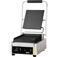 Buffalo Horeca Contact Grill Budget, plaque lisse