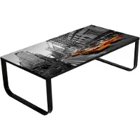 Molecule Paso' Decor Oude Eik Bijzettafel | H-H 46 x B-L 45 x D-P 45 cm