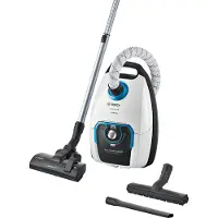 Bosch Aspirateur avec sac Serie 8 ProSilence BGL8SIL6 800 W Noir/Blanc