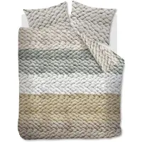 Ariadne at Home Housse de Couette Ariadne at Home Chunky Vert Coton-240 x 220 cm | Lits-Jumeaux