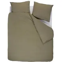Vt wonen Housse de Couette VT Wonen Natural Stone Dark Green Cotton-240 x 220 cm | Lits-Jumeaux